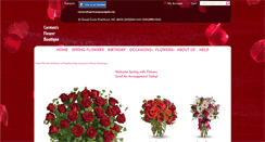 Desktop Screenshot of carmensflowerboutique.com